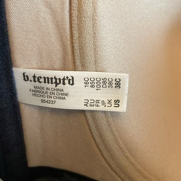 b.tempt’d Strapless Black Lace Underwire Bra Size 38C New - Picture 5 of 5